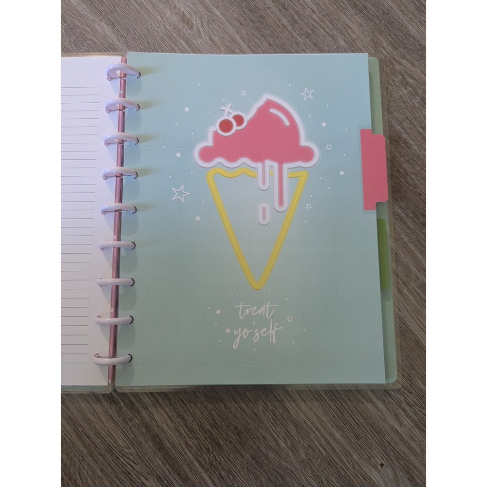 New Happy Planner Notes Disc Bound Notebook Seize The Day Undated Stickers - Picture 5 of 13